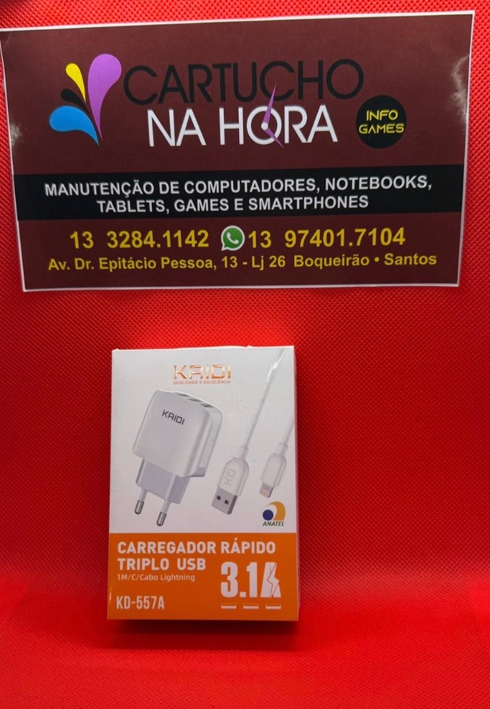 Carregador KRIDI 3.1A
